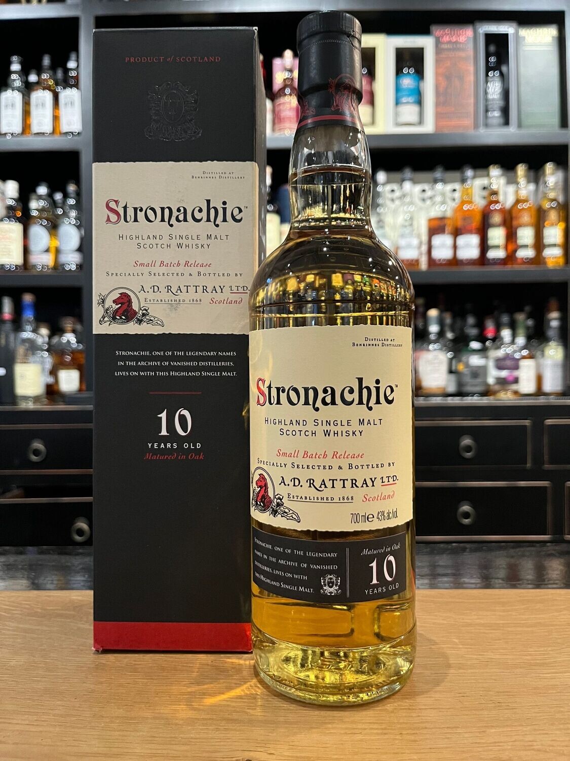 Stronachie 10 Jahre A.D. Rattray mit 0,7l und 43%