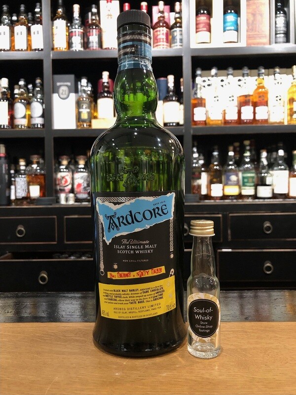 Ardbeg  Ardcore Sample mit 2cl und 46% Ardbeg  Ardcore Sample mit 2cl und 46%