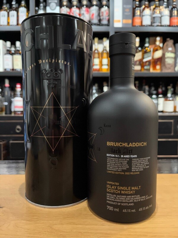 Bruichladdich 29 Jahre Black Art 10.1 limitierte Auflage Bruichladdich 29 Jahre Black Art 10.1 limitierte Auflage