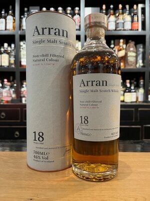 Arran 18 Jahre mit 0,7l und 46% Arran 18 Jahre mit 0,7l und 46%