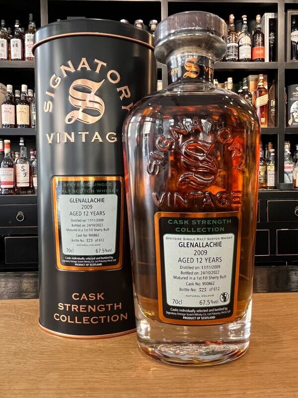 GlenAllachie 12 Jahre Signatory 2009/2022 mit 0,7L und 67,5% GlenAllachie 12 Jahre Signatory 2009/2022 mit 0,7L und 67,5%
