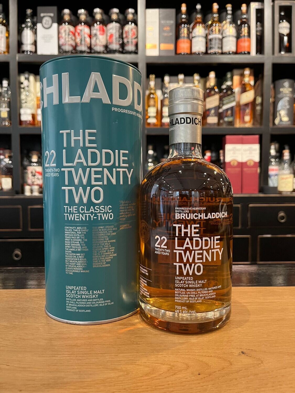 Bruichladdich 22 Jahre The Laddie Twenty Two mit 0,7l und 46%