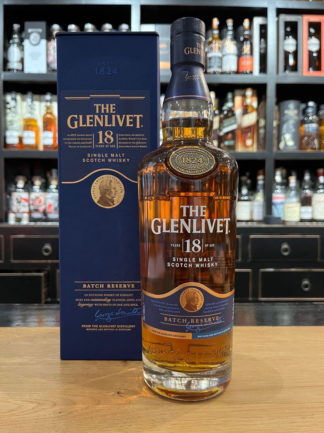 Glenlivet 18 Jahre mit 0,7 L und 40%
