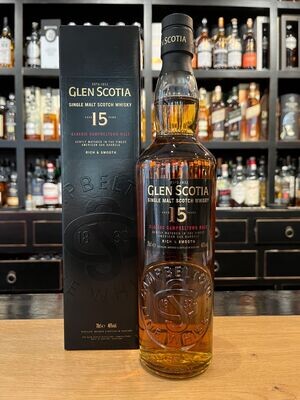 Glen Scotia 15 Jahre mit 0,7L und 46%