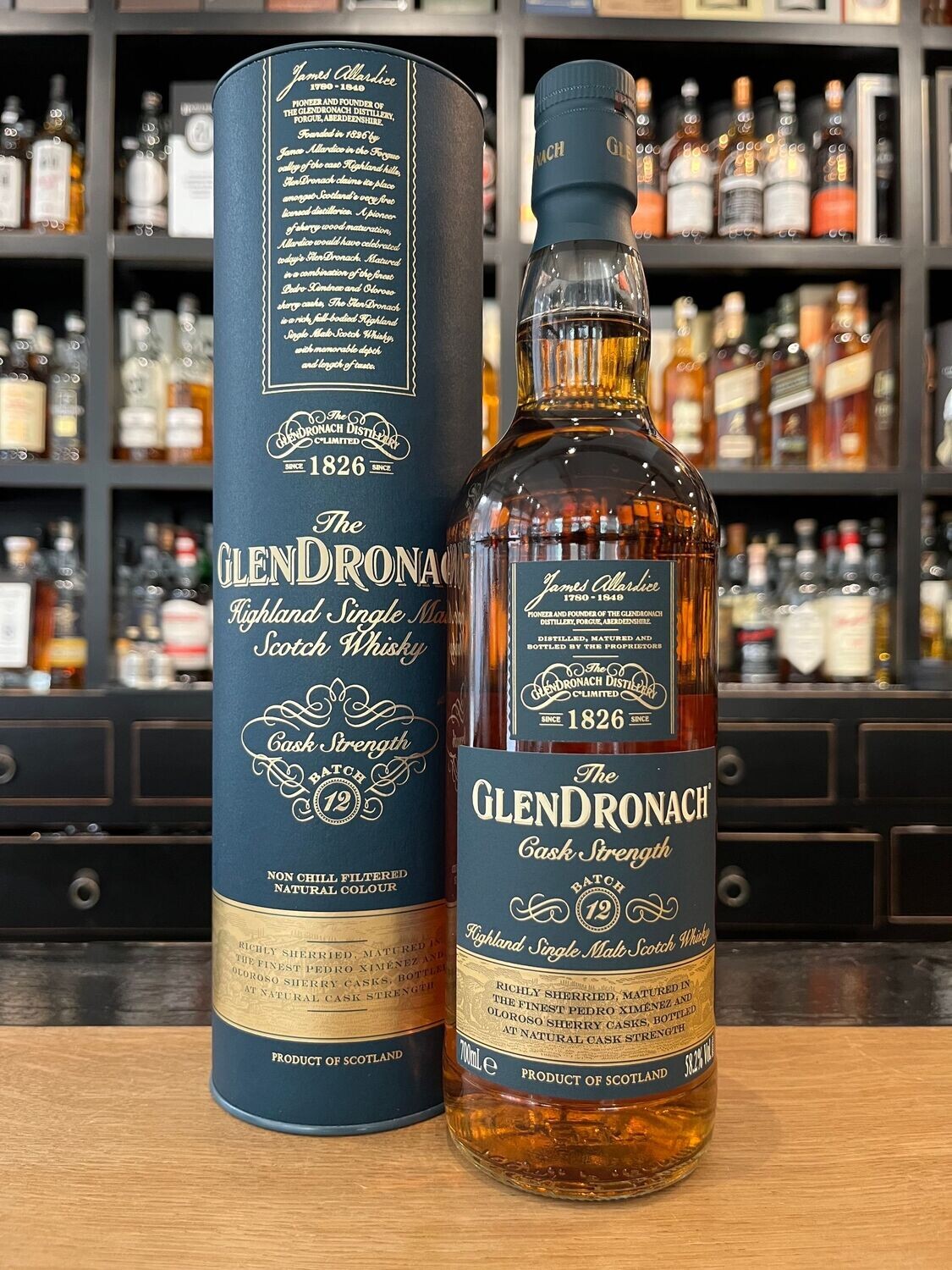 Glendronach Cask Strength Batch 12 mit 0,7 L und 58,2%