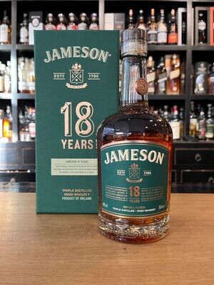 Jameson 18 Jahre mit 0,7l und 46%