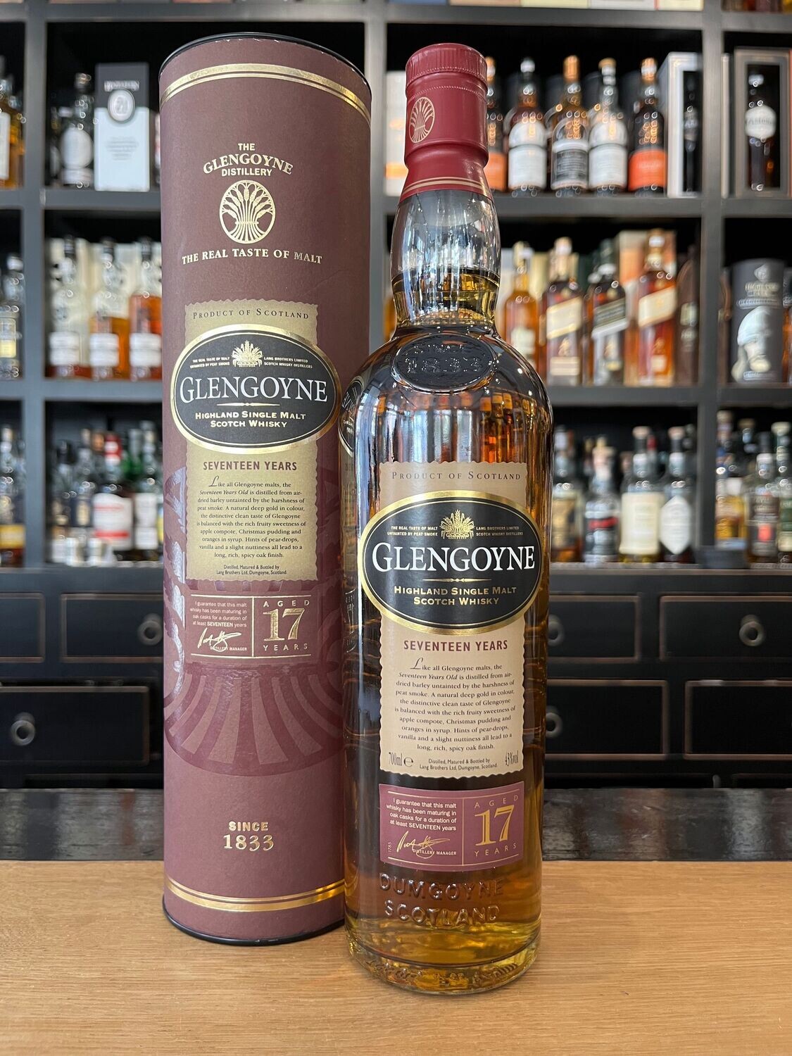 Glengoyne 17 Jahre Alte Abfüllung mit 0,7l und 40%
