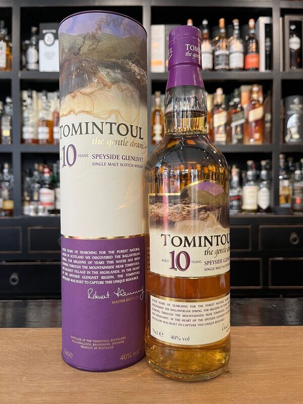 Tomintoul 10 Jahre Alte Abfüllung mit 0,7l und 40% Tomintoul 10 Jahre Alte Abfüllung mit 0,7l und 40%