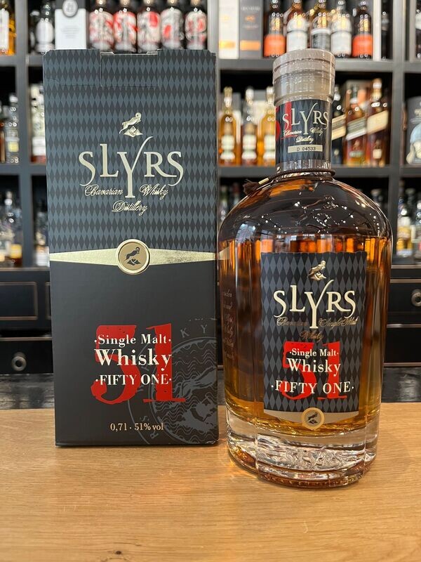 Slyrs Fifty One 51 mit 0,7l und 51% Slyrs Fifty One 51 mit 0,7l und 51%