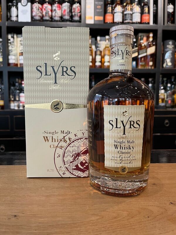 Slyrs Classic Single Malt Whisky mit 0,7L und 43% Slyrs Classic Single Malt Whisky mit 0,7L und 43%