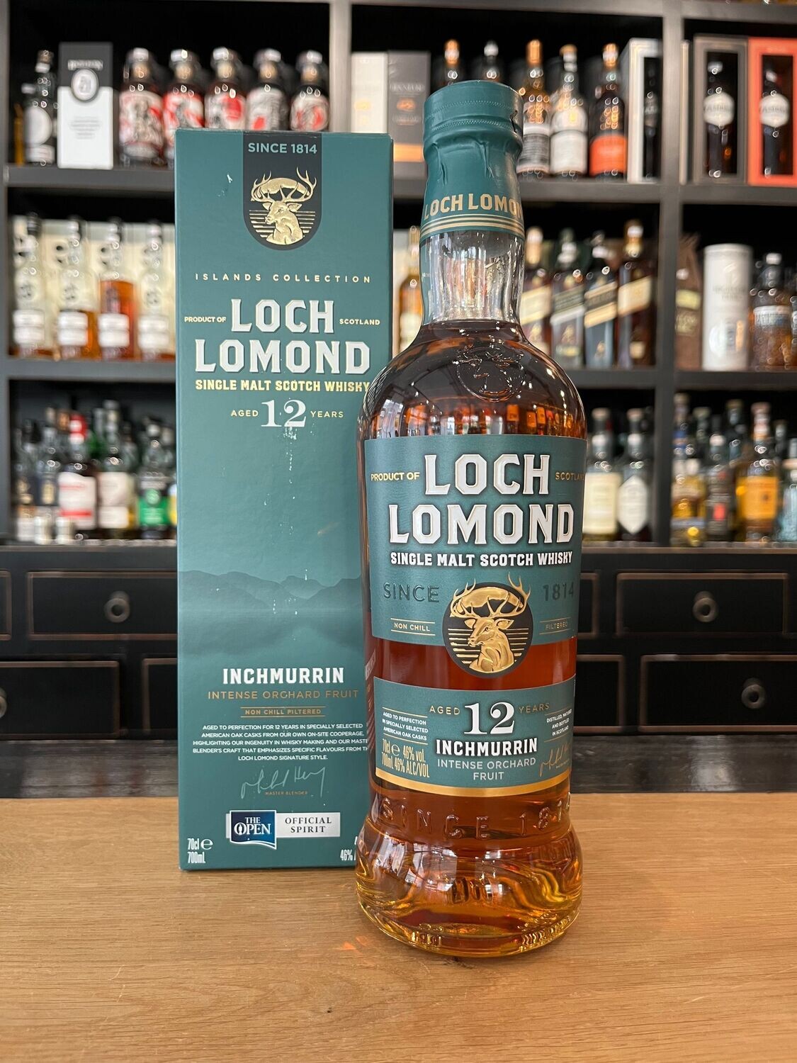 Inchmurrin 12 Jahre (Loch Lomond) mit 0,7L und 46%