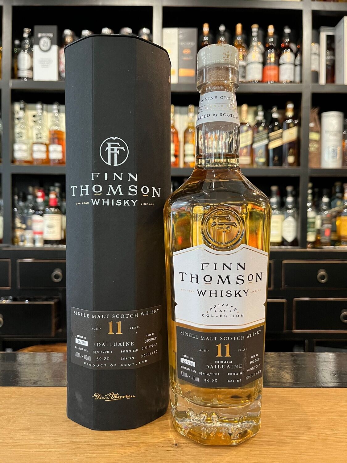 Dailuaine 11 Jahre Finn Thomson mit 0,7l und 59,2%