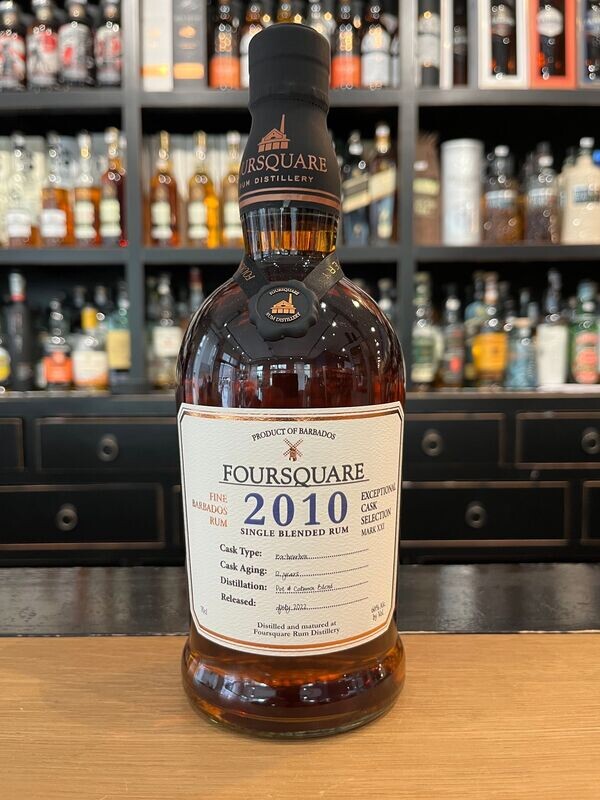 Foursquare Vintage 2010 Cask Strength Rum mit 0,7L und 60% Foursquare Vintage 2010 Cask Strength Rum mit 0,7L und 60%