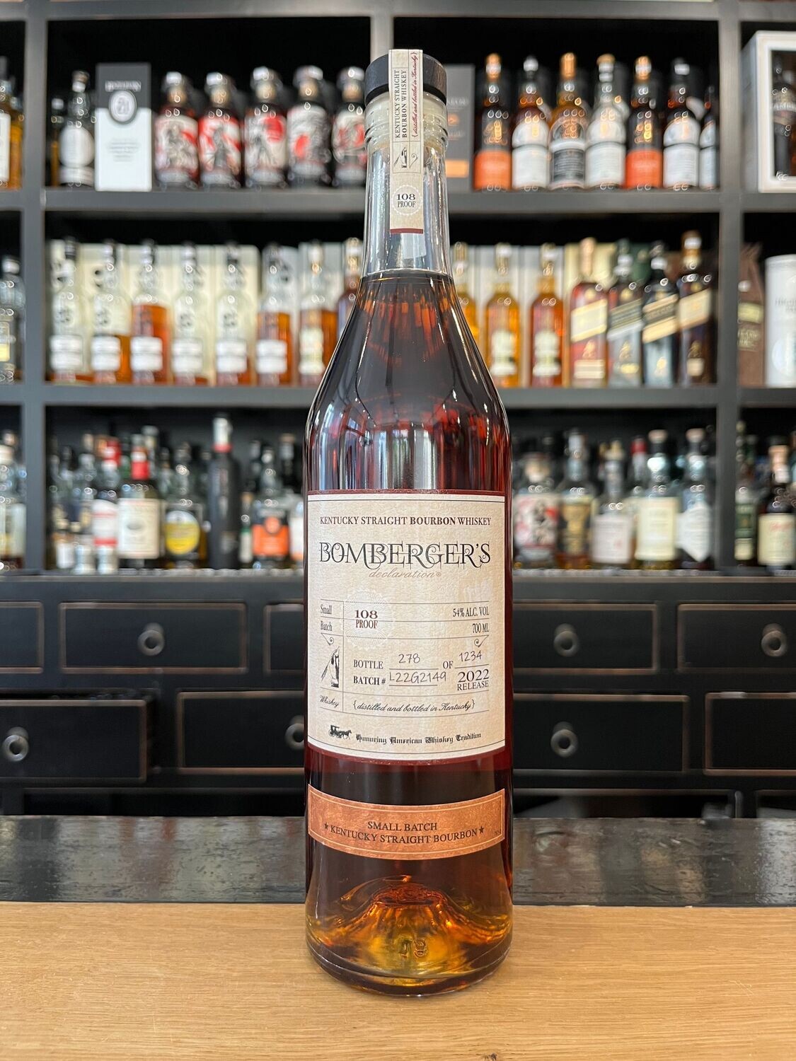 Michter's Bomberger's 2022 Declaration Kentucky Straight Bourbon  mit 0,7L und 54%