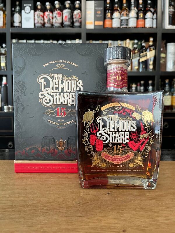The Demon's Share 15 Jahre Panama Rum mit 0,7L und 43% The Demon's Share 15 Jahre Panama Rum mit 0,7L und 43%