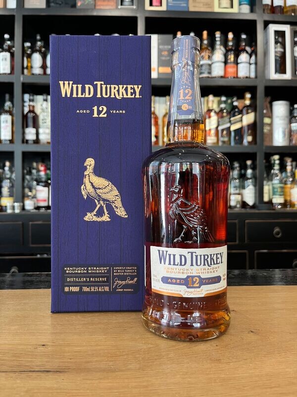 Wild Turkey 12 Jahre Distillers Reserve mit 0,7l und 50,5% Wild Turkey 12 Jahre Distillers Reserve mit 0,7l und 50,5%
