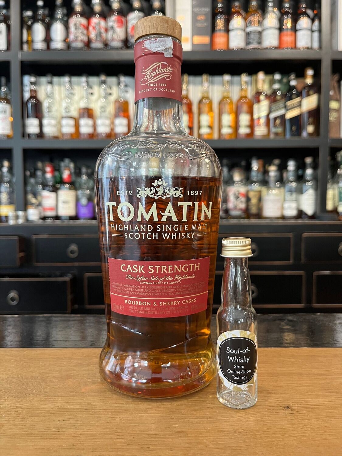 Tomatin Cask Strength Sample mit 2cl und 57,5%