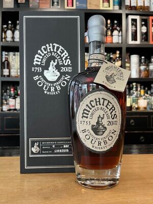 Michter's 20 Jahre Small Batch von 2022 (Nr.22) mit 0,7 L und 57,1% Michter's 20 Jahre Small Batch von 2022 (Nr.22) mit 0,7 L und 57,1%