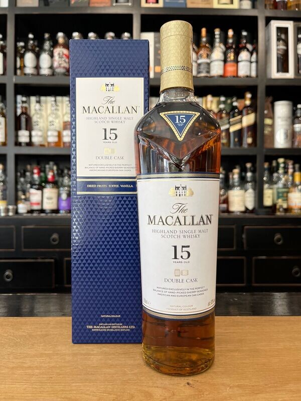 Macallan 15 Jahre Double Cask mit 0,7L und 43%