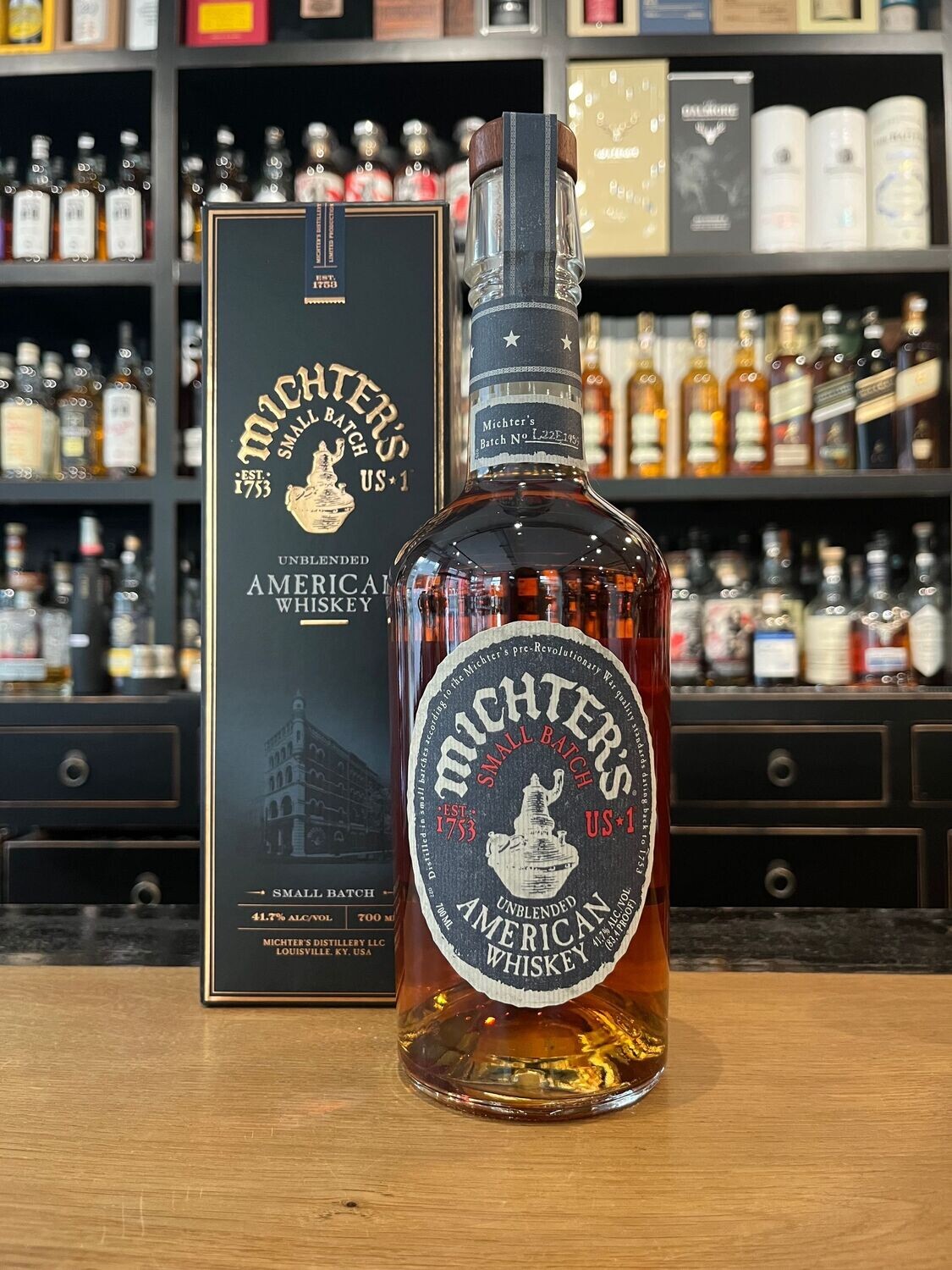 Michter's 1753 American Whiskey Small Batch mit 0,7 L und 41,7%