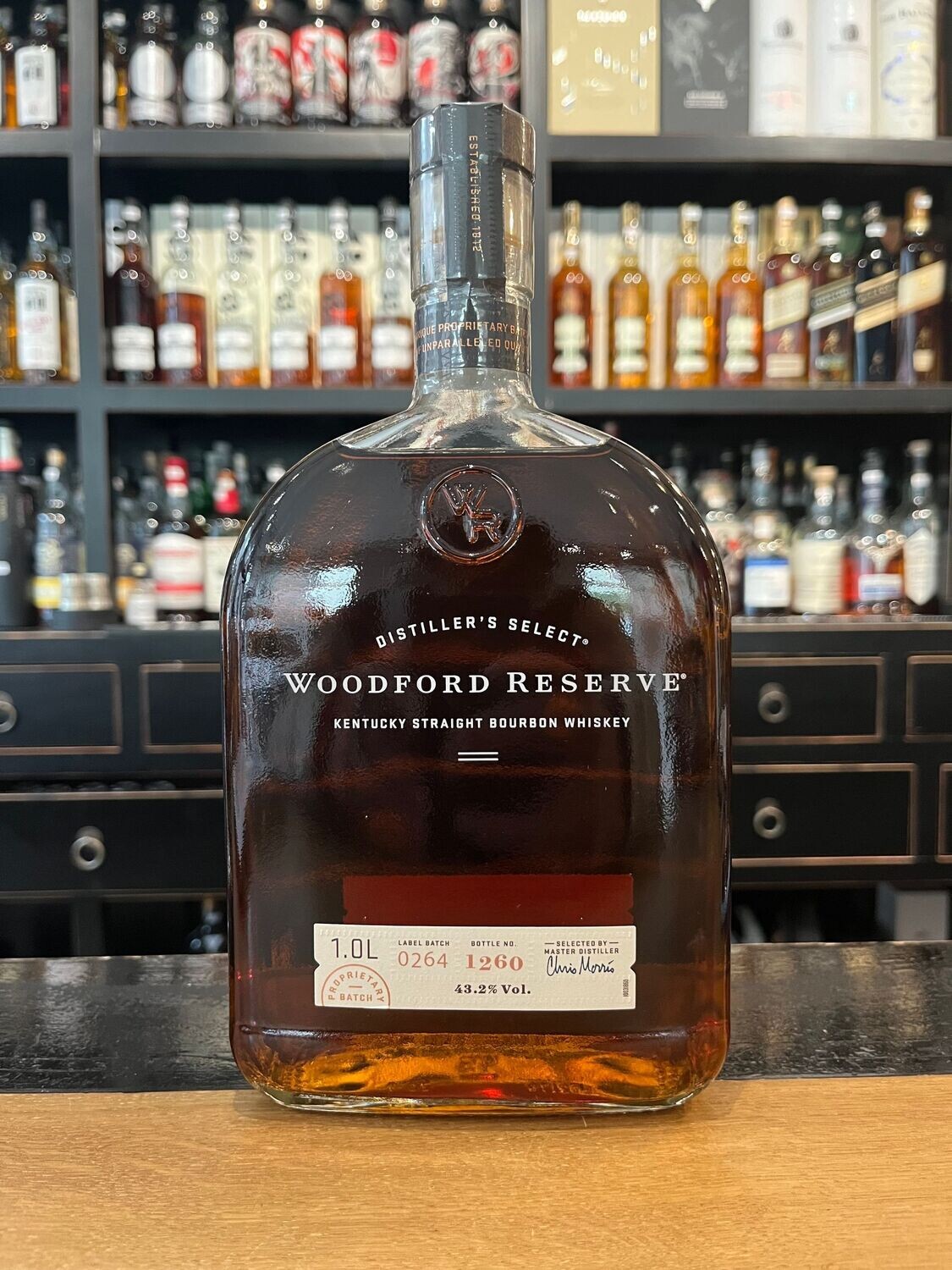Woodford Reserve Kentucky Straight Bourbon mit 1L und 43,2%