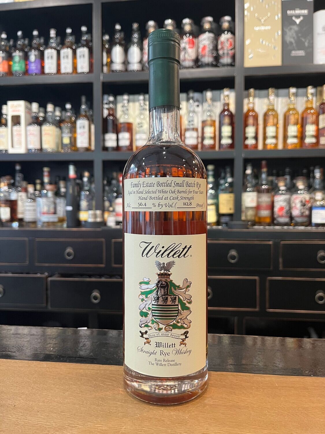 Willett 4 Jahre Family Estate Rye mit 0,7L und 56,4%
