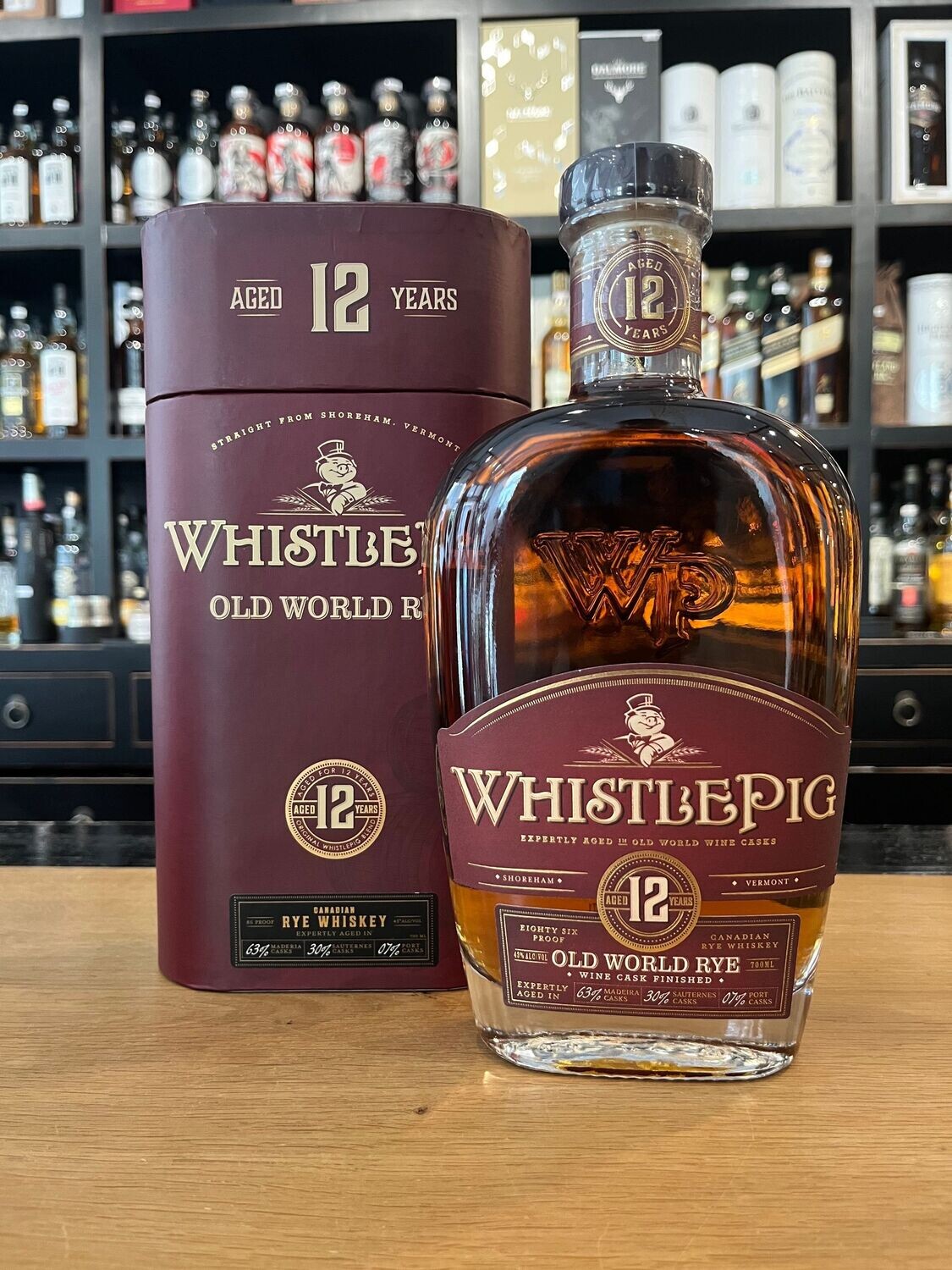 WhistlePig 12 Jahre mit 0,7L und 43%