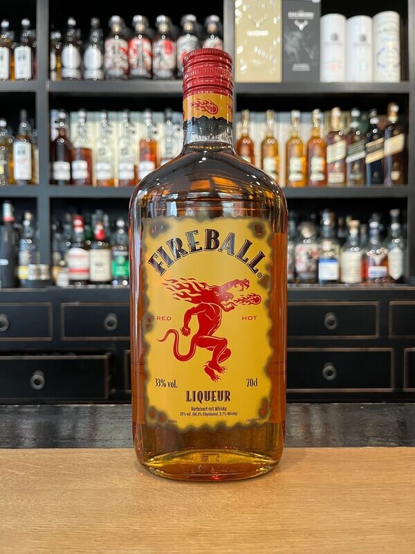 Fireball Liqueur mit 0,7 L und 33% Fireball Liqueur mit 0,7 L und 33%