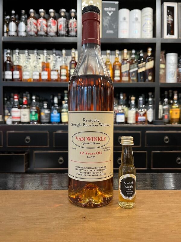 Old Rip Van Winkle 12 Jahre Special Reserve mit 45,2%, Sample 0,2cl