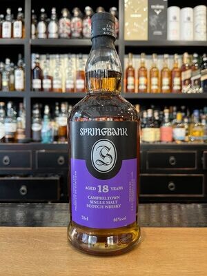 Springbank 18 Jahre Bourbon-Sherry 2022 mit 0,7L und 46%