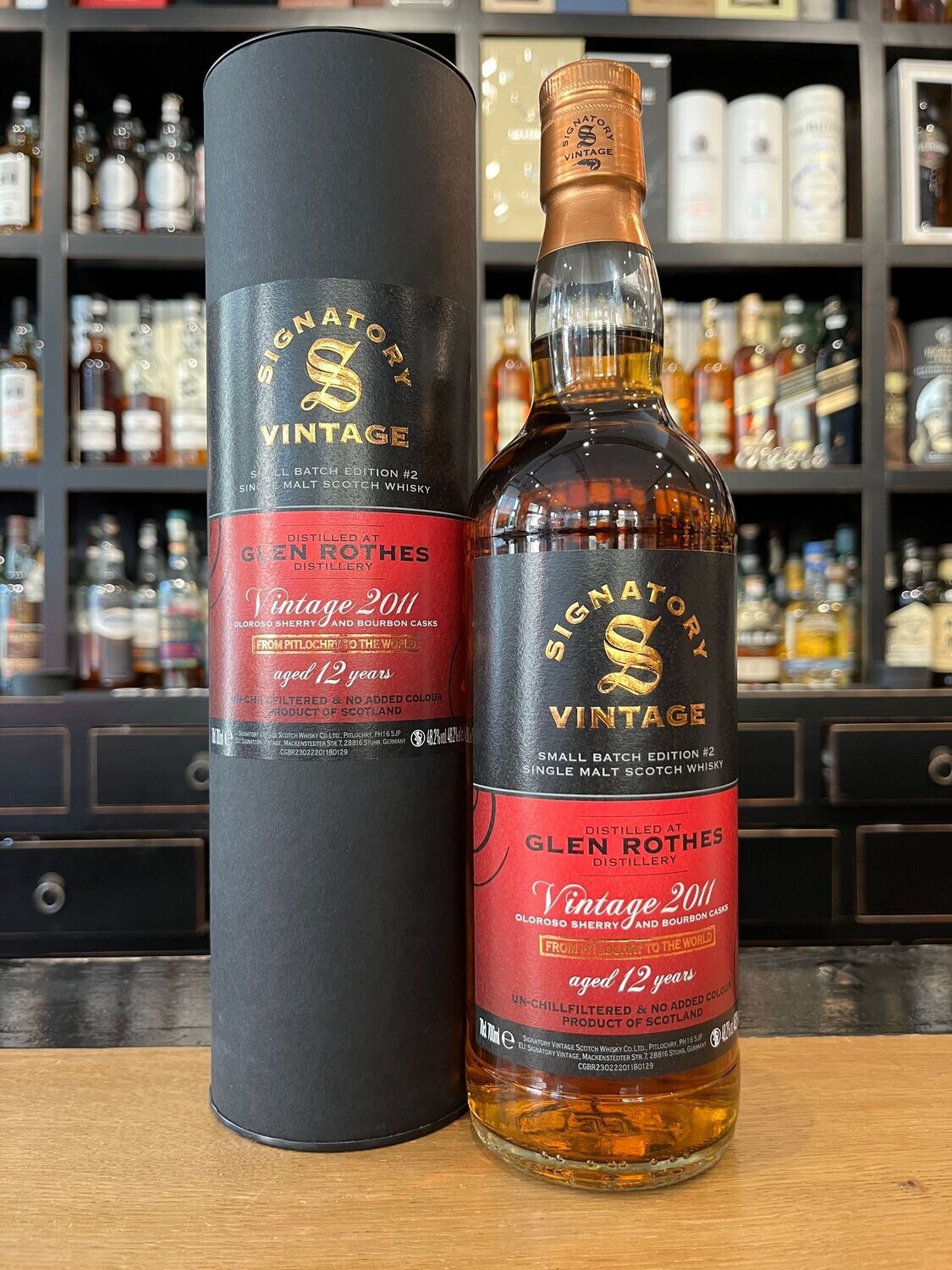 Glenrothes 12 Jahre 2011/2023 Signatory Vintage mit 0,7L und 48,2%