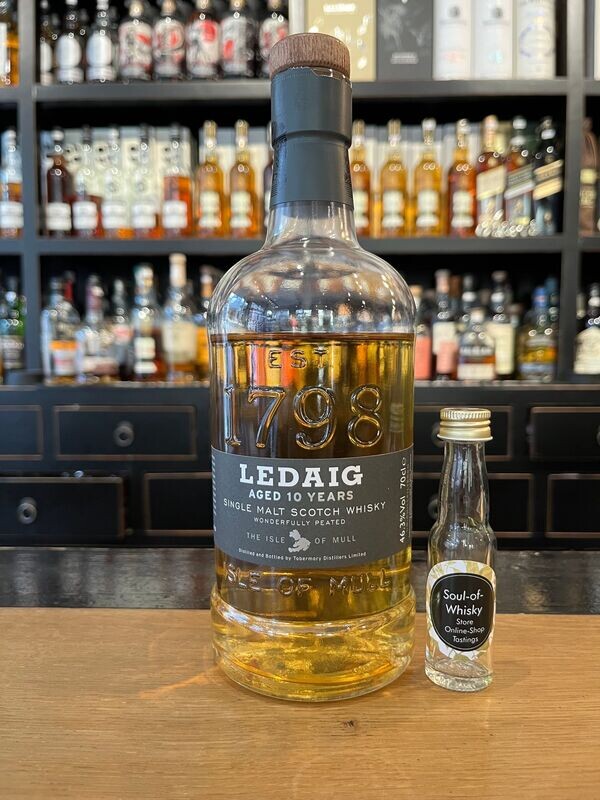 Ledaig 10 Jahre Sample mit 2cl und 46,3%