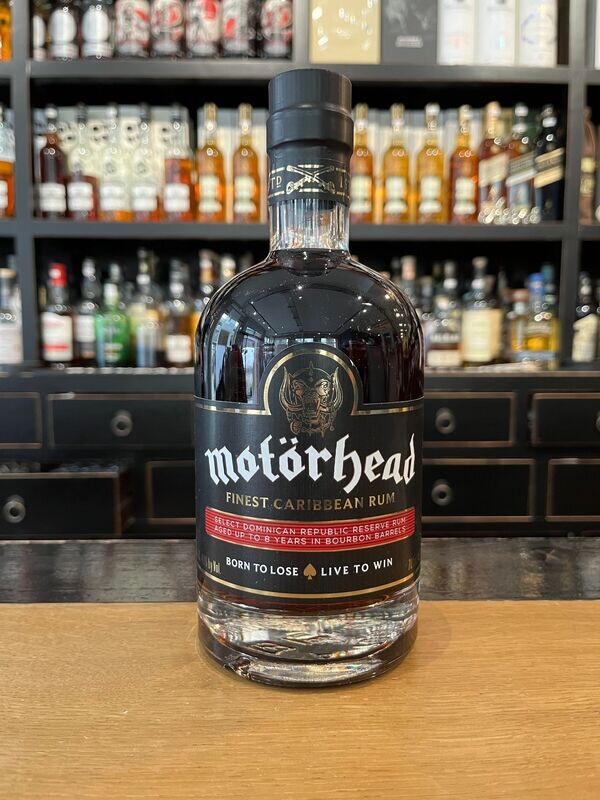 Motörhead 8 Jahre Premium Dark Rum mit 0,7L und 40% Motörhead 8 Jahre Premium Dark Rum mit 0,7L und 40%