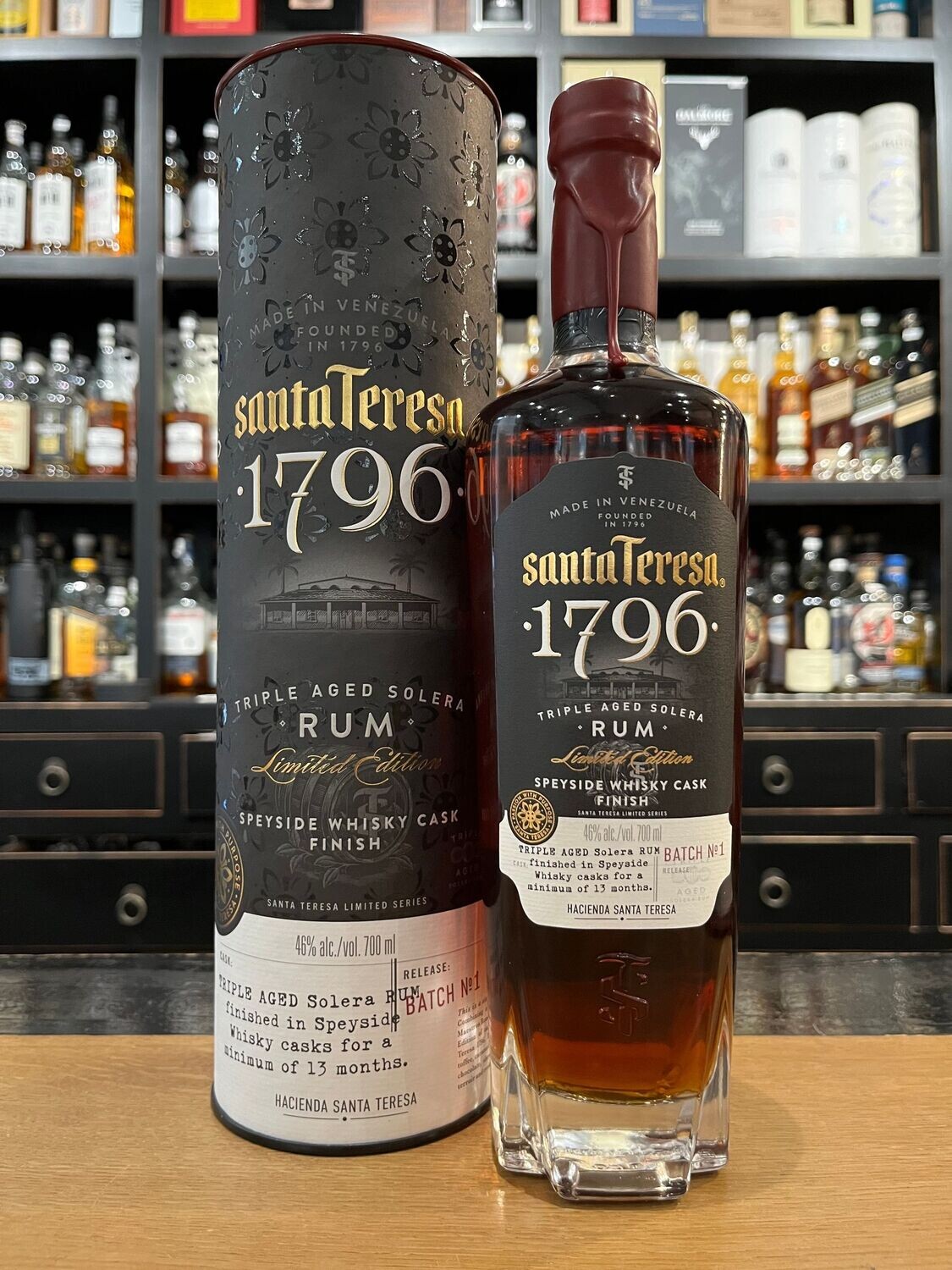 Santa Teresa 1796 Speyside Cask Rum mit 0,7L und 46%