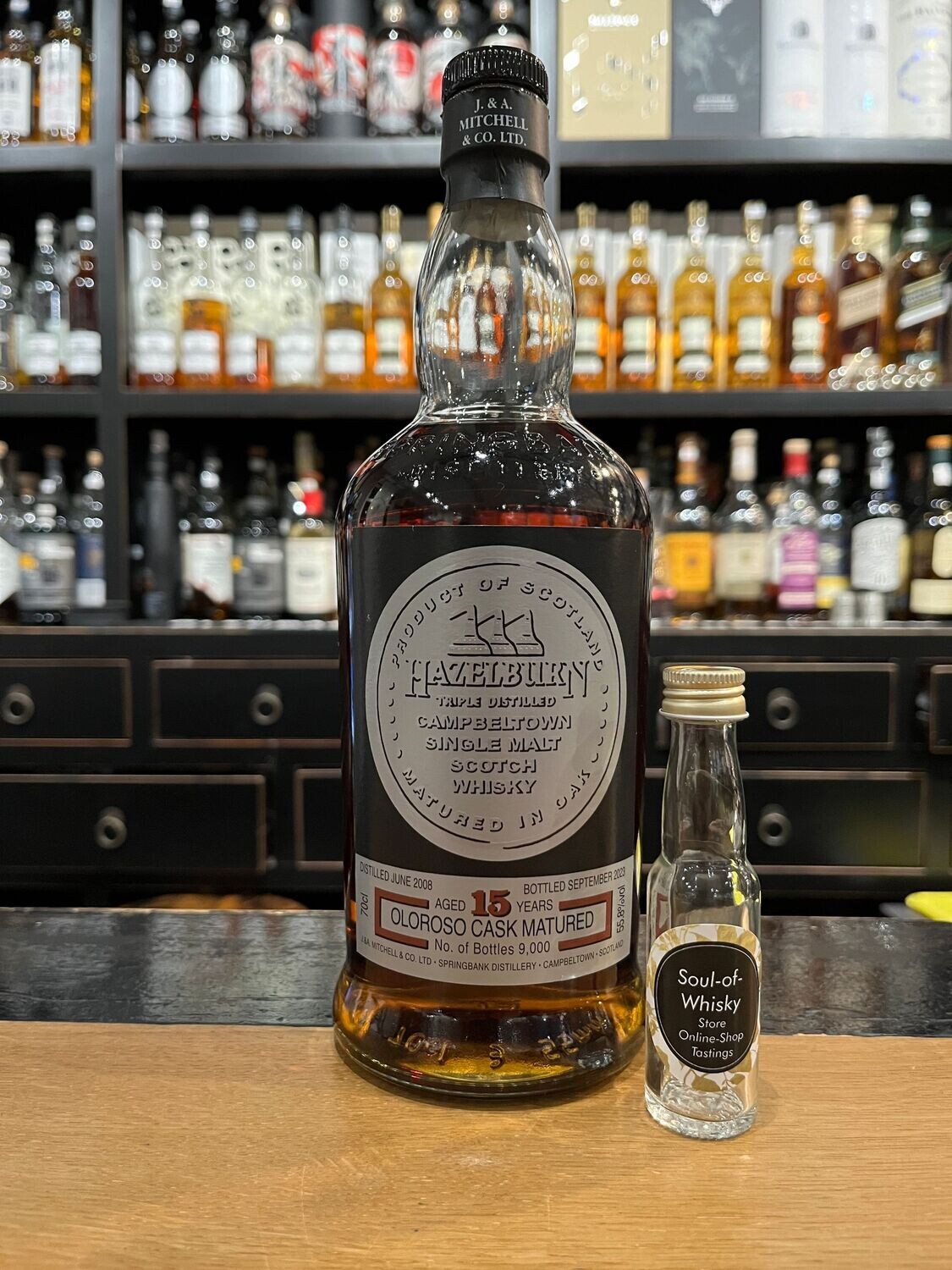 Hazelburn 15 Jahre Oloroso Cask 2023 Sample mit 2cl und 55,8%