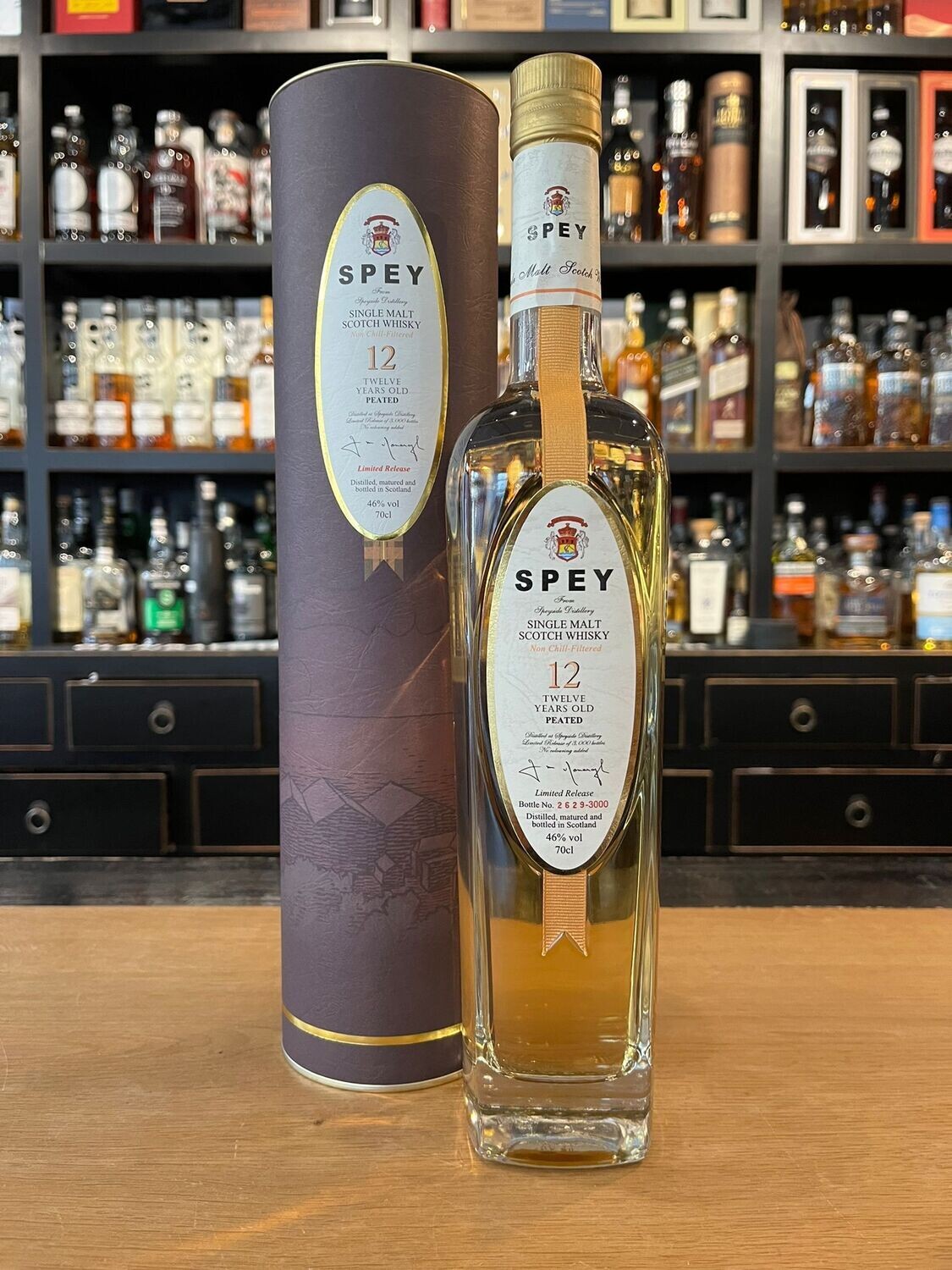 Spey 12 Jahre Peated mit 0,7l und 46