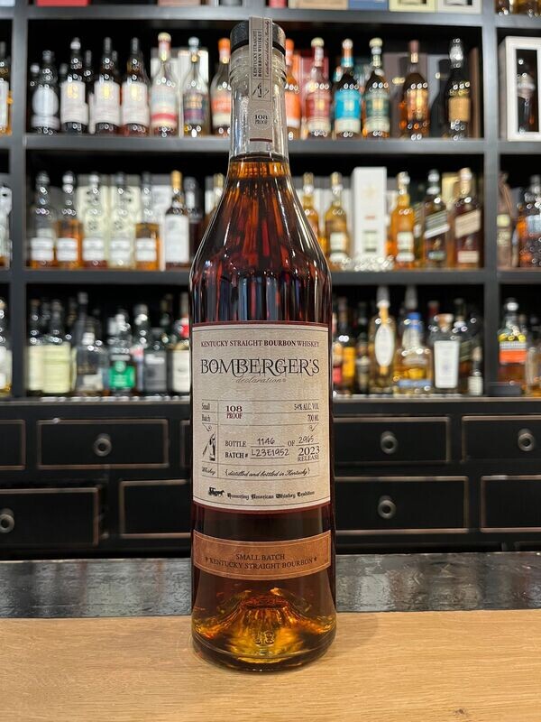 Michter's Bomberger's 2023 Declaration Kentucky Straight Bourbon  mit 0,7L und 54%