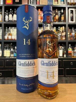 Glenfiddich 14 Jahre Bourbon Barrel Reserve mit 0,7l und 43% Glenfiddich 14 Jahre Bourbon Barrel Reserve mit 0,7l und 43%