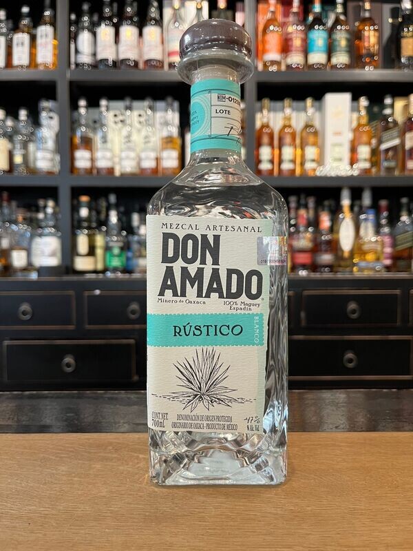Mezcal Don Amado Rustico mit 0,7l und 47% Mezcal Don Amado Rustico mit 0,7l und 47%