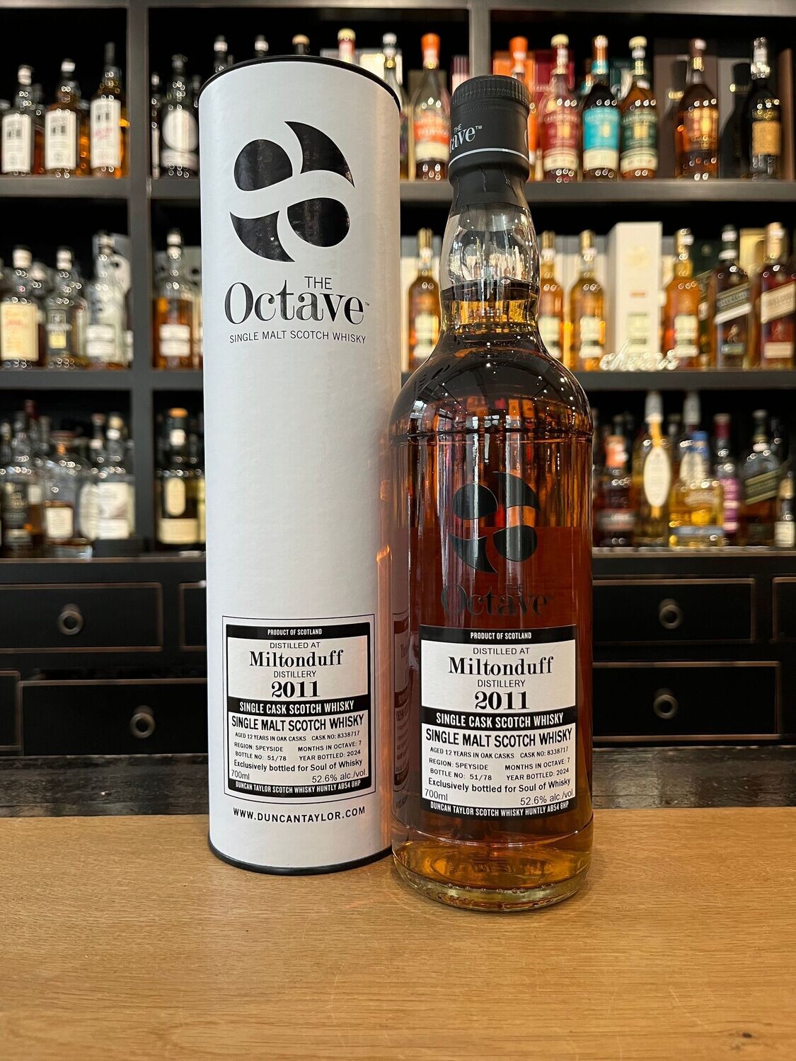 Miltonduff 12 Jahre Soul of Whisky mit 0,7L und 52,6% nur 78 Flaschen