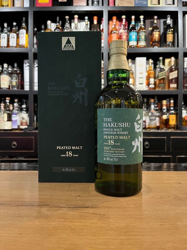 Hakushu 18 Jahre Limited Edition 100th Anniversary mit 0,7L und 48% Hakushu 18 Jahre Limited Edition 100th Anniversary mit 0,7L und 48%