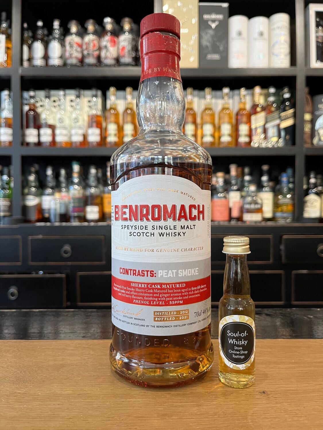 Benromach Peat Smoke Sample mit 2cl und 46%