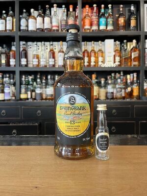Springbank 13 Jahre Local Barley 2024 Sample mit 2cl und 54,1% Springbank 13 Jahre Local Barley 2024 Sample mit 2cl und 54,1%