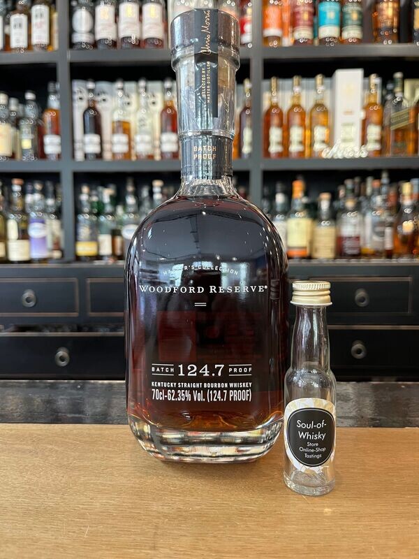 Woodford Reserve Master's Coll. Batch Proof Sample mit 2cl und 62,35% Woodford Reserve Master's Coll. Batch Proof Sample mit 2cl und 62,35%