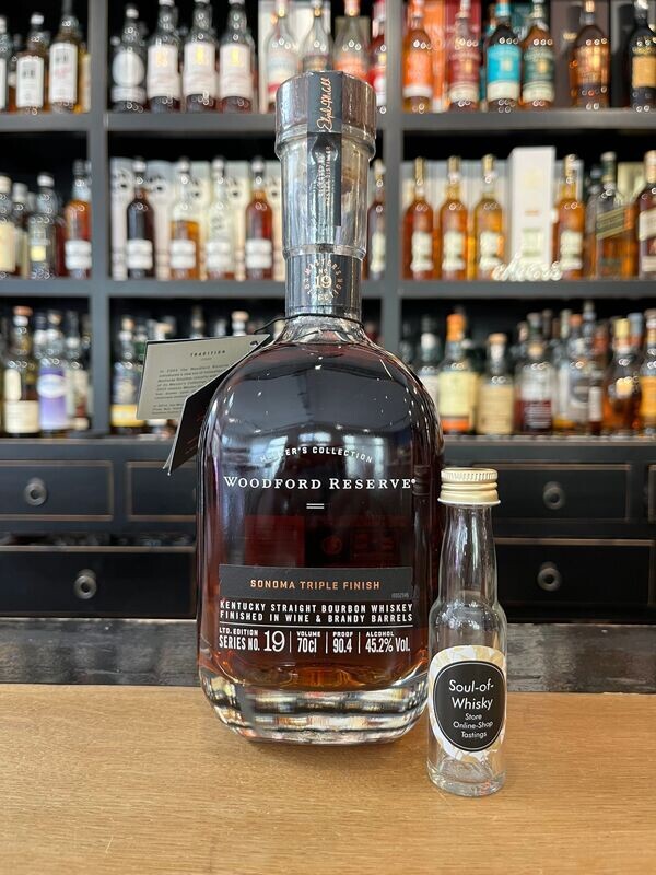 Woodford Reserve MC Sonoma Triple Finish Sample mit 2cl und 45,2% Woodford Reserve MC Sonoma Triple Finish Sample mit 2cl und 45,2%