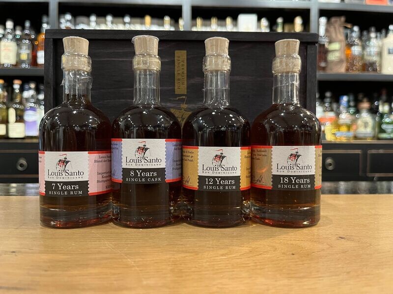 Rum Tasting Box mit 4 x 100ml Rum Tasting Box mit 4 x 100ml