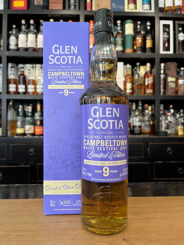 Glen Scotia 9 Jahre Campbeltown Festival 2024 mit 0,7L und 56,2% Glen Scotia 9 Jahre Campbeltown Festival 2024 mit 0,7L und 56,2%