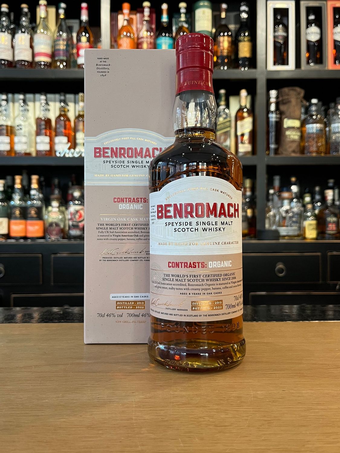 Benromach 8 Jahre Organic mit 0,7L und 46%