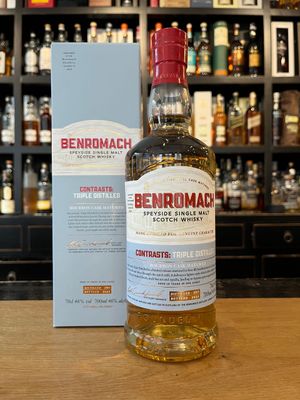 Benromach 10 Jahre Contrasts Triple Distilled mit 0,7L und 46%