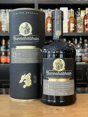 Bunnahabhain 23 Jahre Triple Sherry Wood Finish Fèis Ìle 2024 Bunnahabhain 23 Jahre Triple Sherry Wood Finish Fèis Ìle 2024